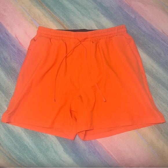 Lululemon Pace Breaker Short Orange Size M - Picture 2 of 6
